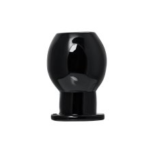 Анальная втулка TOYFA Basic M, TPE, чёрная, 6,5 см