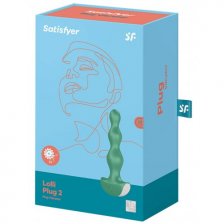 Анальная виброелочка Lolli Plug 2 Satisfyer зеленая