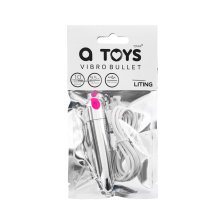 Вибропуля A-Toys by TOYFA LITING, 10 режимов вибрации, АБС-пластик, серебристый, 9,5 см
