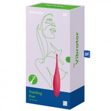 Точечный вибростимулятор Satisfyer Twirling Fun алый