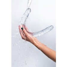 Фаллоимитатор двусторонний TOYFA Double Dildo прозрачный