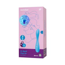 Многофункциональный вибратор для пар Satisfyer G-Spot Flex 4+, голубой