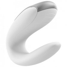 Смарт-стимулятор для пар Satisfyer Partner Double Fun белый