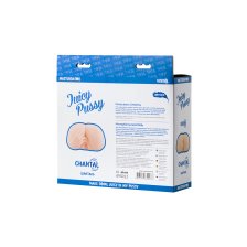 Мастурбатор реалистичный TOYFA Juicy Pussy Chantal с вибрацией, вагина и анус, TPR, телесный, 14,5 см