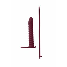 Вибронасадка для Двойного Проникновения Pure Passion Rori Wine Red