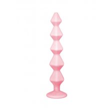 Анальная Цепочка с Кристаллом Emotions Buddy Pink