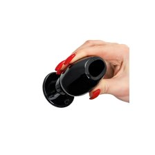 Анальная втулка TOYFA Basic L, TPE, чёрная, 7,5 см