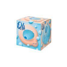 Вакуум-волновой стимулятор клитора Qli by Flovetta Scall, силикон, голубой, 6 см