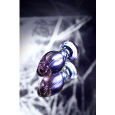 Анальная втулка Sexus Glass фиолетовая
