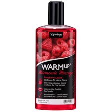 Съедобный разогревающий массажный гель Warm up Raspberry Joy Division малина, 150 мл
