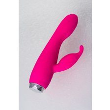 Вибратор с клиторальным стимулятором L'EROINA, силикон