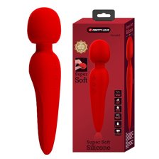 Красный wand-вибратор 21,5см Pretty Love Meredith BI-014668-2