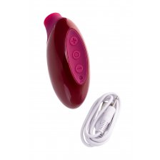 Вакуумный стимулятор клитора TOYFA A-Toys Myrty, бордовый