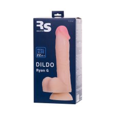 Фаллоимитатор RealStick Silicone Ryan G, телесный, 22,5 см