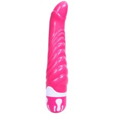 Рельефный вибратор The Realistic Cock розовый