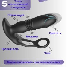 Массажер простаты с ДУ управлениемс