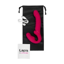 Страпон LOVENSE Lapis, силикон, красный, 23 см
