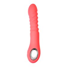 Стимулятор с функцией UP&DOWN Flovetta Flox, силикон, коралловый, 21,5 см