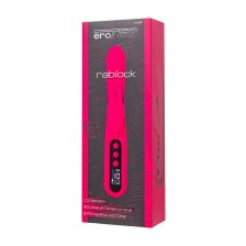 Вибратор для точки G с клиторальной стимуляцией eroTeq Rablock, силикон, розовый, 23,5 см