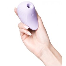 Вакуумно-волновой стимулятор с вибрацией Satisfyer Pearl Diver фиолетовый