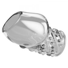 Рельефная насадка с открытой головкой прозрачная Pretty Love Matias