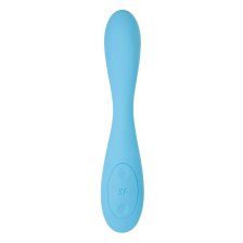 Многофункциональный вибратор для пар Satisfyer G-Spot Flex 4+, голубой