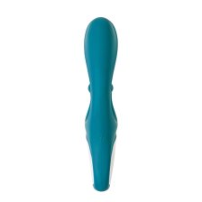 Нереалистичный вибратор Satisfyer Hug me синий