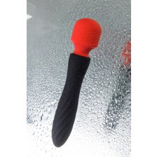 Двусторонний вибромассажер Black&Red by Toyfa
