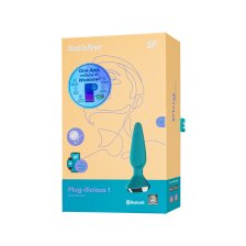 Анальная втулка Satisfyer ilicious 1, бирюзовая