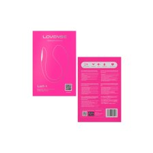 Виброяйцо LOVENSE Lush 4, силикон, розовый, 18,1 см