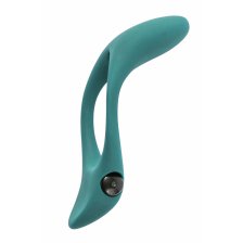 Эрекционное виброкольцо Pure Passion Stardust Green