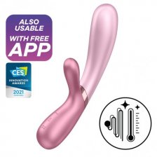 Смарт-вибратор с функцией нагрева Satisfyer Hot Lover розовый