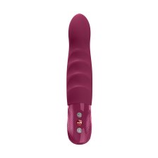 Пульсатор Fun Factory STRONIC Deep, силикон, бордовый, 21 см