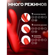 Вибратор-стимулятор "Кролик" для точки G и клитора