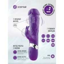 Набор (вибратор-кролик + анальная пробка)