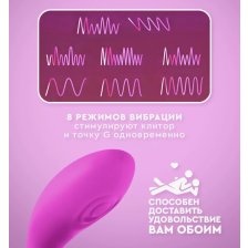Клиторально вагинальный розовый