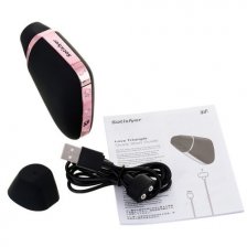 Бесконтактный смарт-стимулятор клитора Satisfyer Love Triangle черный