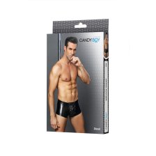 Боксеры wetlook Candy Boy Diesel с шнуровкой, черные, S/L