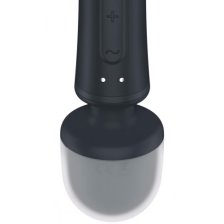 Двусторонний вибратор с клиторальным стимулятором Wand + Rabbit Satisfyer Triple Lover