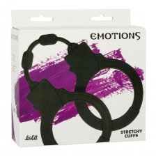 Силиконовые наручники Stretchy Cuffs Black