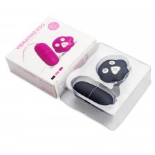 Беспроводное виброяйцо с пультом управления vibrating egg pleasure черное