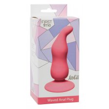 Анальная пробка Waved Anal Plug Pink 4104-01Lola