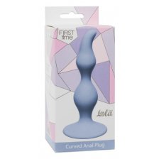 Анальная пробка Curved Anal Plug Blue
