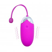 Вибромассажер-яичко, управление от смартфона или через Bluetooth, перезаряжаемое,12 функций