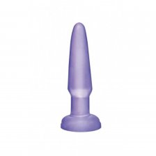 Анальная пробка Basix Rubber Works Beginners Butt Plug Purple