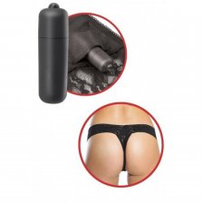 Вибро-трусики Hanky Spank Me Vibrating Panties Black