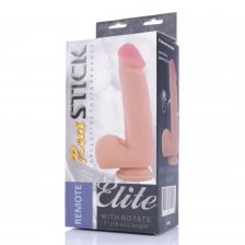 Вибратор Real Stick с ротацией на беспроводном управлении