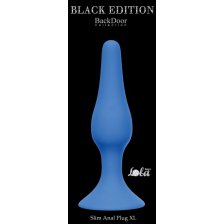 Анальная пробка Slim Anal Plug XL Blue