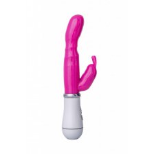 Вибромассажер с клиторальным стимулятором Lusty Bunny розовый