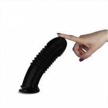 Черный фаллоимитатор King-Sized Anal Bumper